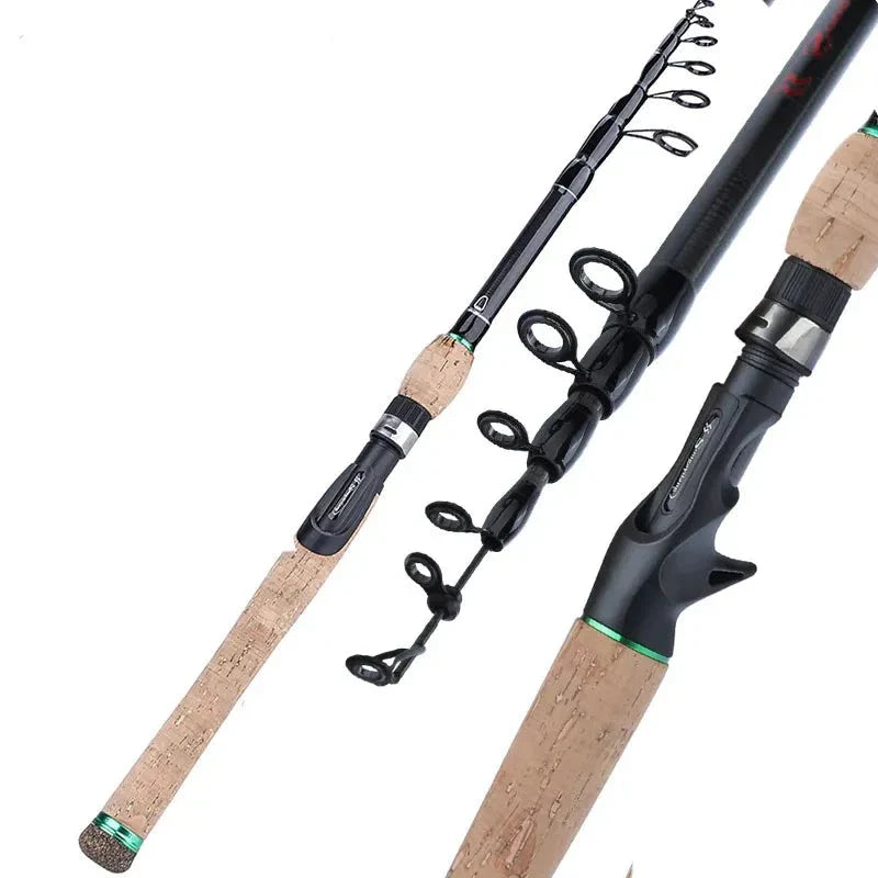 Vara De Pesca Telescópica Sougayilang: Leveza e Conforto em Cada Aventura