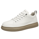 Tênis Casual Masculino em Couro Genuíno - Conforto e Estilo para o Seu Dia a Dia