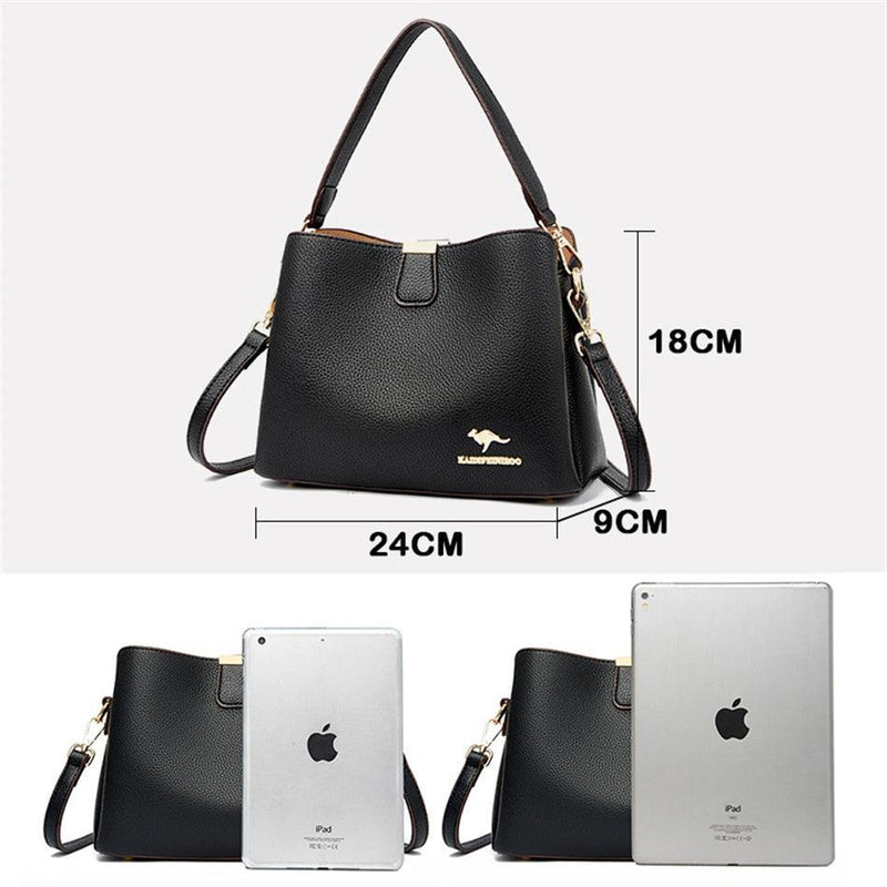 Bolsa Elizabeth em Couro Legítimo - Estilo e Conforto para o Seu Dia a Dia