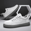 Conforto e Estilo: Tênis Masculino Casual em Couro Genuíno - Estevan Erican