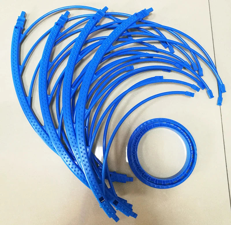 Rede de Pesca Lawaia com Anel Azul e Linha Trançada - Aumente Suas Capturas com Estilo e Confiabilidade