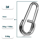 Conjunto de Snap de Pesca em Aço Inoxidável Reforçado – Disponível em 50 ou 100 Unidades para Segurança e Durabilidade