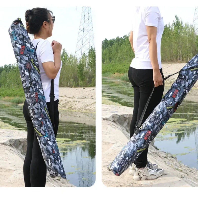 Bolsa de Pesca Camuflada Dobrável - Prática e Impermeável para Aventura Sem Limites