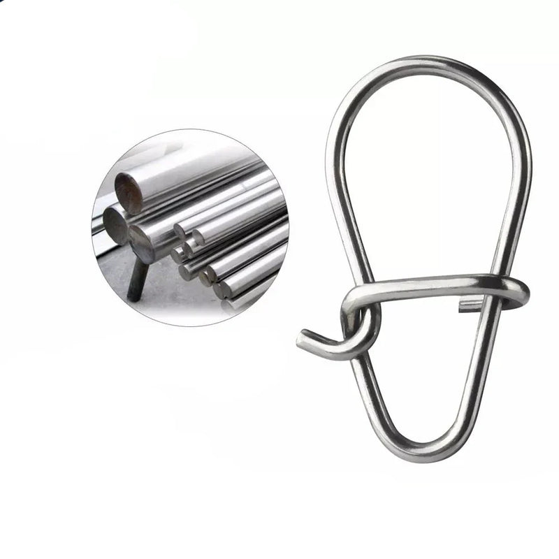 Conectores Reforçados Para Pesca - Confiabilidade em 100 Unidades