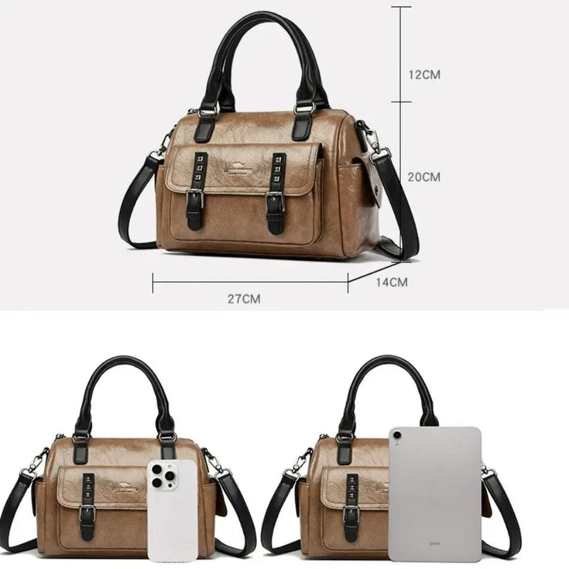 Bolsa Diva em Couro Legítimo - Elegância e Praticidade para o Dia a Dia
