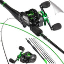 Conjunto Premium de Pesca Sougayilang: Vara em Fibra de Carbono e Carretilha de 10kg para Aventuras Incríveis