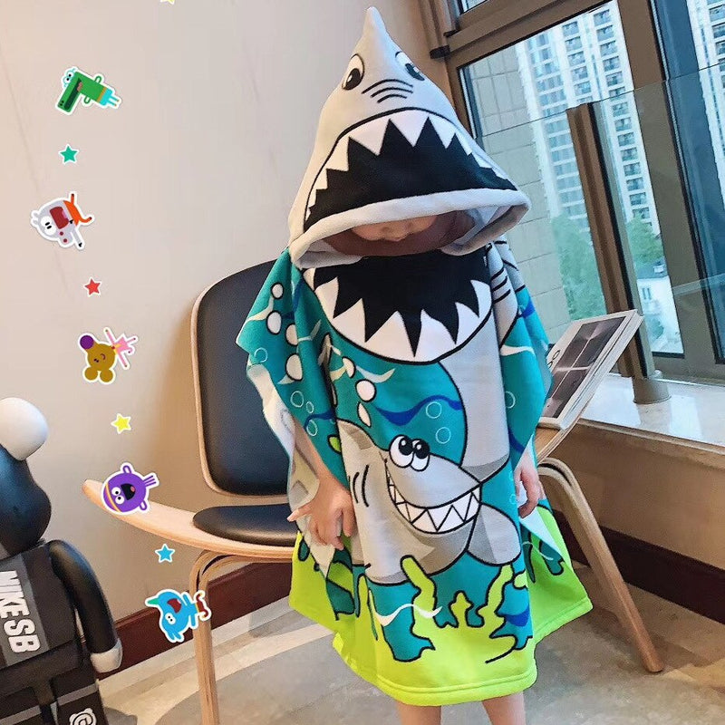 Toalha Infantil com Capuz – Conforto Mágico para Momentos de Diversão