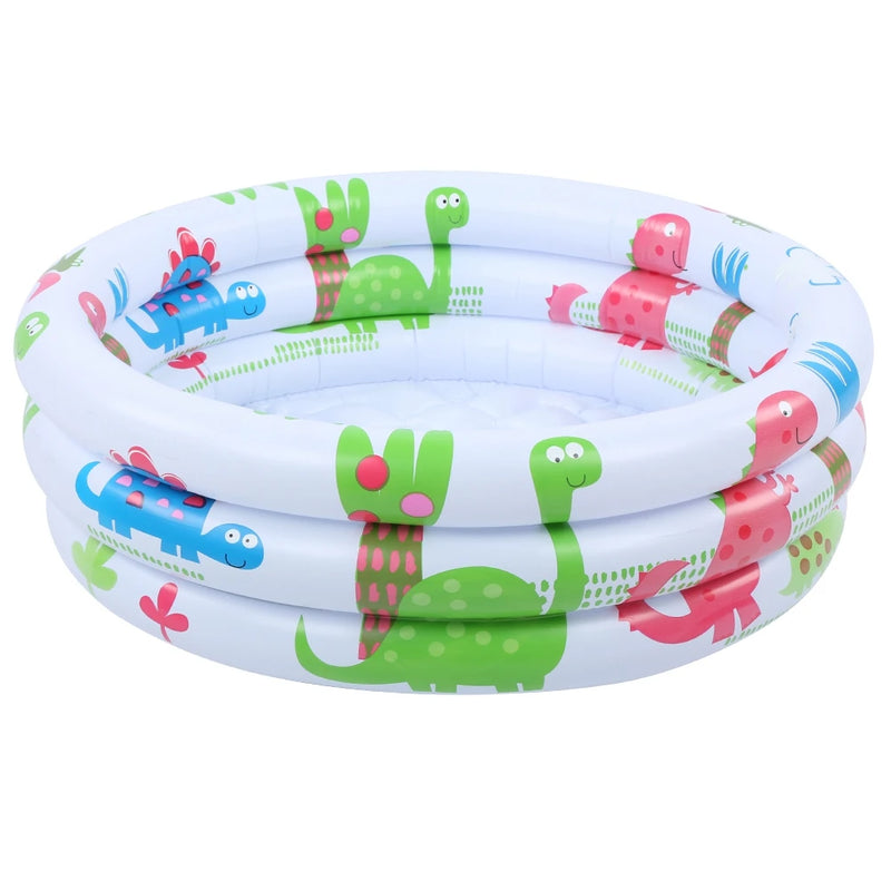 Round Inflatable Baby Toddlers Swimming Pool Crianças Infláveis portáteis Little Pump Cartoon Dinosaur Pool Indoor Outdoor para