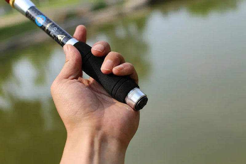 Vara de Pesca Telescópica Yernea em 99% Carbono – Leve e Versátil de 1.8 a 3.6m para Aventura Perfeita