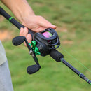 Conjunto Premium de Pesca Sougayilang: Vara em Fibra de Carbono e Carretilha de 10kg para Aventuras Incríveis