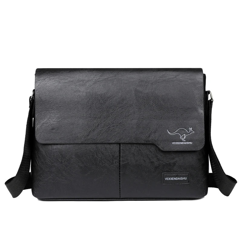 Maleta de Couro Genuíno Waixier - Estilo e Praticidade para Seu Dia a Dia