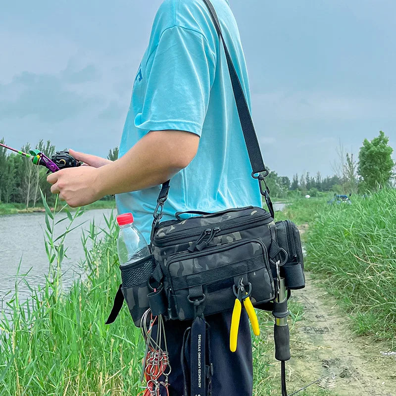 Bolsa Tática de Pesca – Praticidade e Proteção em Todas as Aventuras