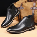 Bota Masculina de Couro Genuíno - Estilo e Conforto para o Dia a Dia