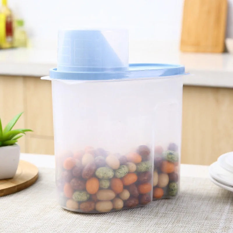 Pote de Armazenamento de Alimentos Recipiente Medidor - 45% OFF