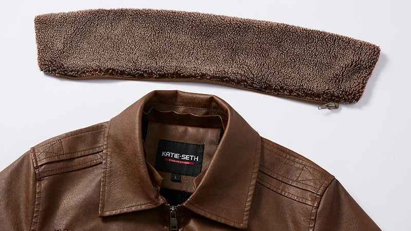 Jaqueta Masculina de Couro Genuíno - Estilo e Conforto para o Seu Dia a Dia