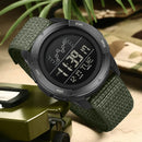 Relógio Digital Sanda Militar: Conforto e Estilo à Prova d'Água