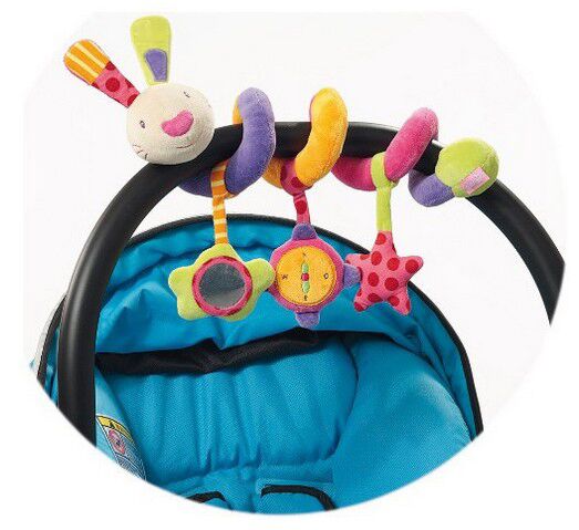 Relaxamento e Estímulo: Móbile Espiral para Carrinho de Bebê