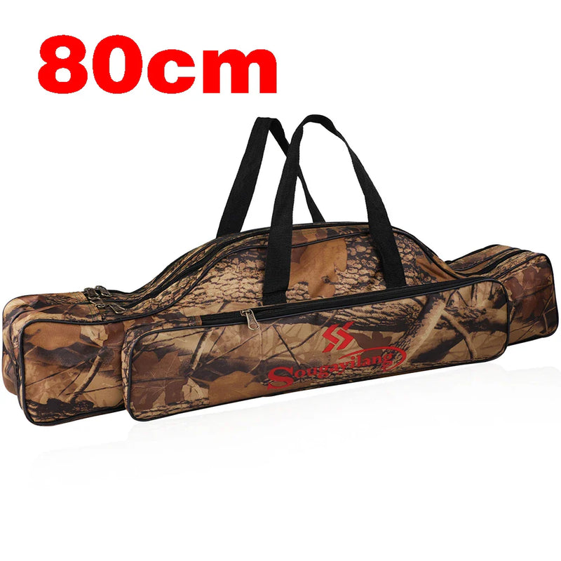 Bolsa de Pesca Sougayilang Portátil com Grande Capacidade (80cm/120cm) – Conforto e Praticidade para Suas Aventuras