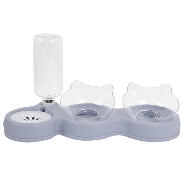 Tigela Elevada 3 em 1 para Cães e Gatos: Conforto e Segurança Anti Vômito