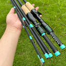 Vara de Pesca Ultralight Kingpesque com Isca Giratória de 1.8m a 2.1m para Aventura e Conforto na Pesca