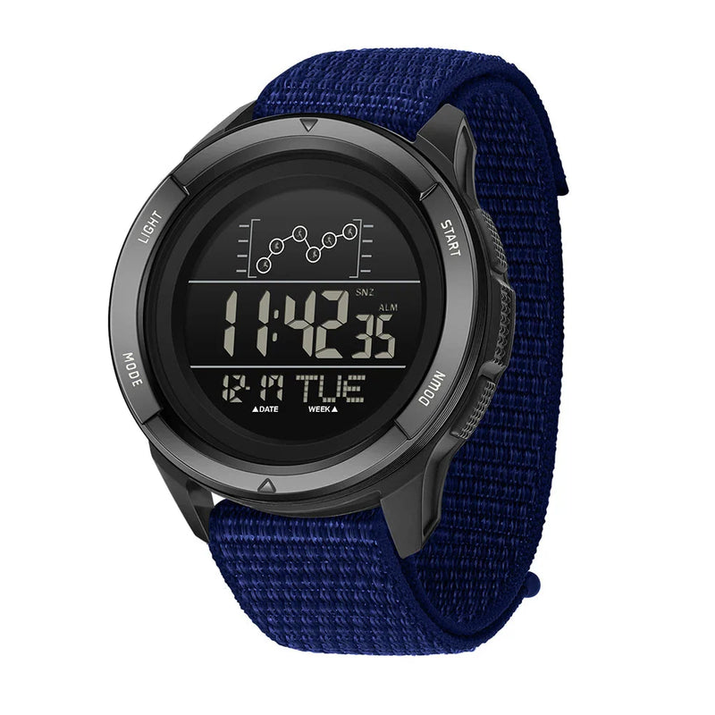 Relógio Digital Sanda Militar: Conforto e Estilo à Prova d'Água