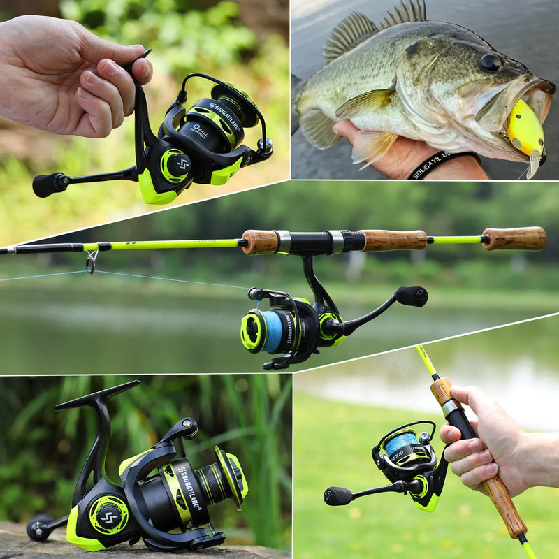 Molinete Sougayilang: Conquiste Seus Melhores Momentos com Drag de 10Kg e Recolhimento 5.2:1