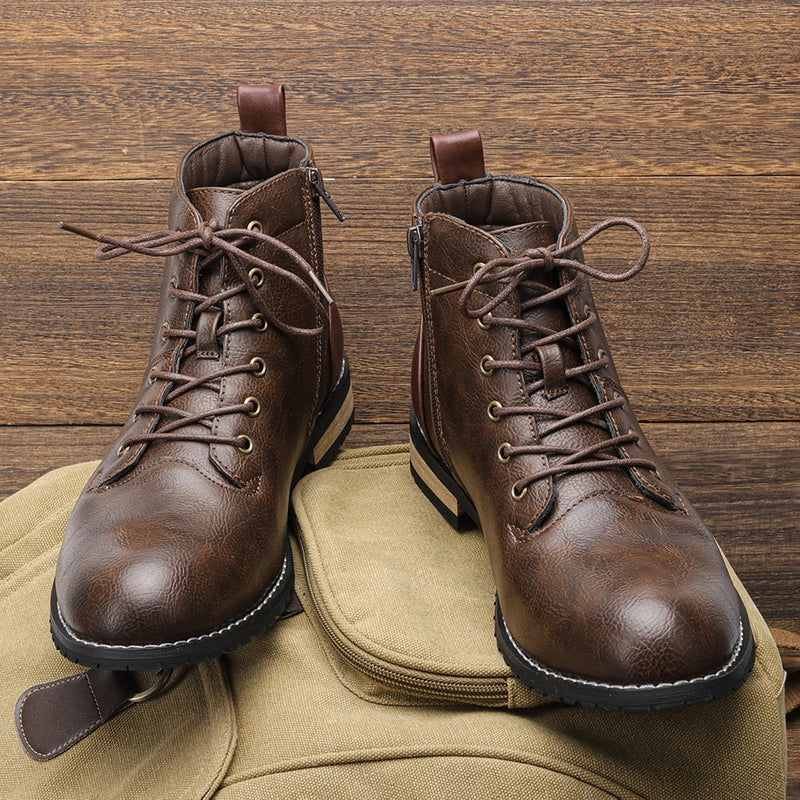 Bota de Couro Masculina American