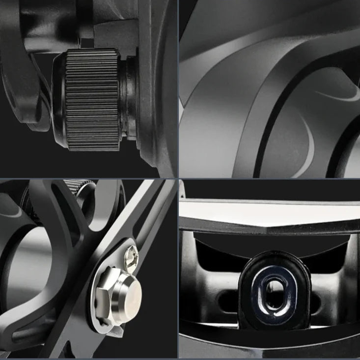 Carretilha Baitcasting Ultra Leve com 8kg de Drag para uma Pesca Confortável e Eficiente