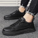 Conforto e Estilo: Tênis Masculino Casual em Couro Genuíno - Estevan Erican