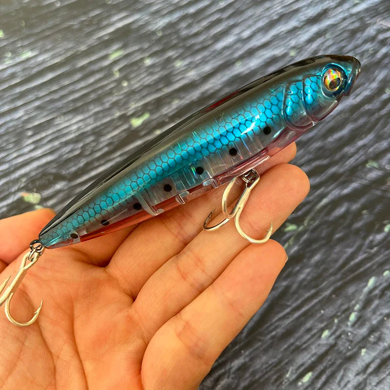 Atraente Isca Artificial Topwater Lápis Laser 17g Para Capturas Incríveis