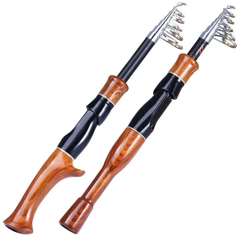 Vara de Pesca Telescópica Sougayilang em Fibra de Carbono de 1.6m para Conquistar Novas Aventuras