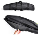 Bolsa Dobrável Para Vara De Pesca 80cm com 2 Compartimentos e Bolso Lateral - Praticidade e Organização em Suas Aventuras de Pesca