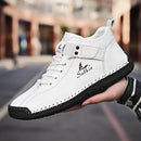 Bota Masculina de Couro Genuíno - Estilo e Conforto Para o Seu Dia a Dia