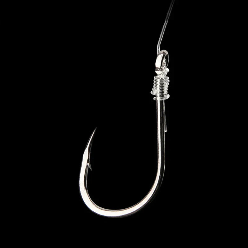 Kit Prático de Ganchos Farpados para Pesca em Águas Doces e Salgadas