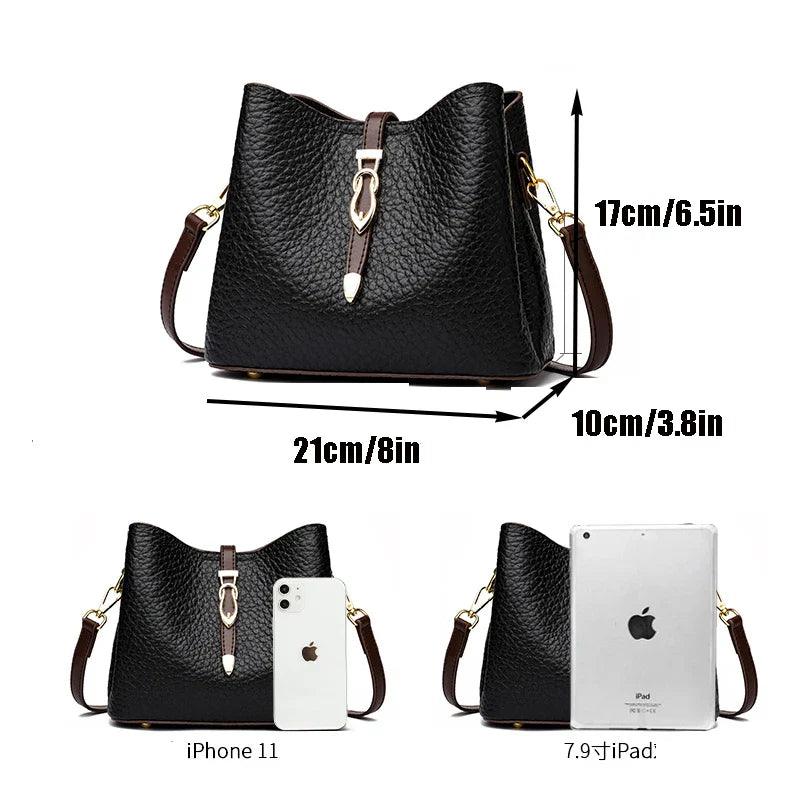 Bolsa Donatela em Couro Legítimo - Elegância que Transforma Seu Dia