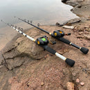 Conjunto de Pesca Ghotda Telescópico em Carbono com Carretilha – Praticidade e Conforto na Sua Aventura