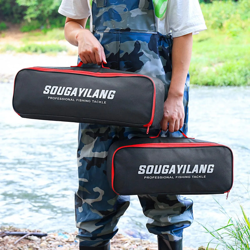 Bolsa de Pesca Sougayilang 46cm/57cm – Praticidade e Durabilidade para Suas Aventuras ao Ar Livre
