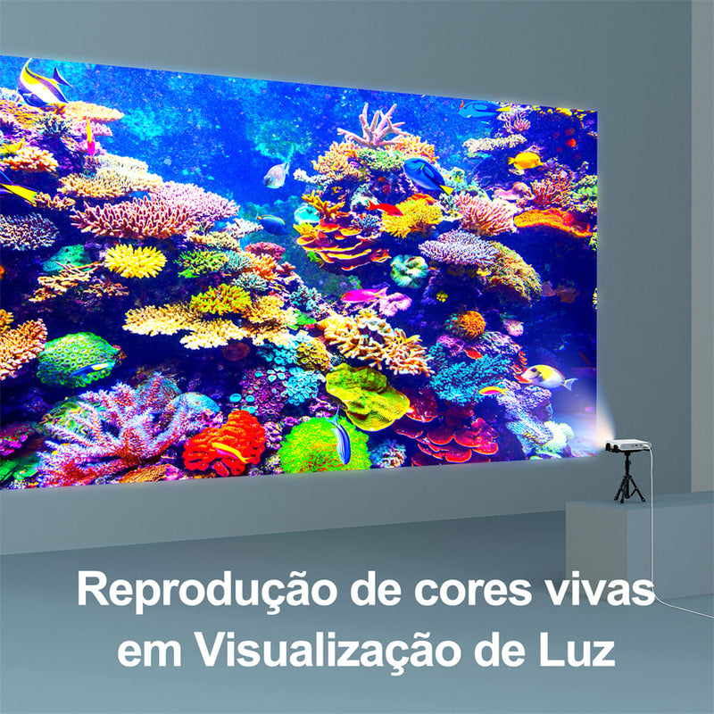 Mini Projetor Wemax Go 300 Laser ALPD Portátil Full HD 1080p