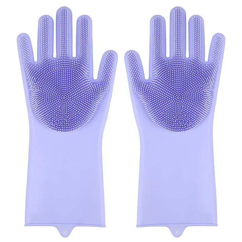 Luva Confortável para Banho e Enxague de Pets