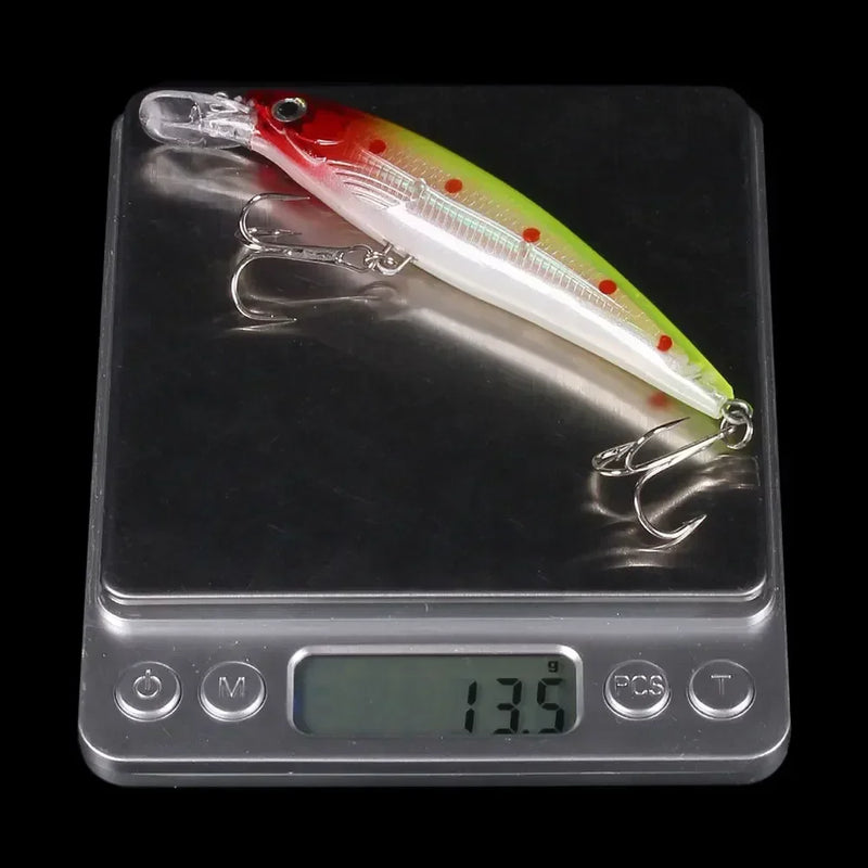 Kit de 10 Iscas Artificiais para Pesca - Eficiência em Meio Água e Profundidade (11cm / 13,5g)