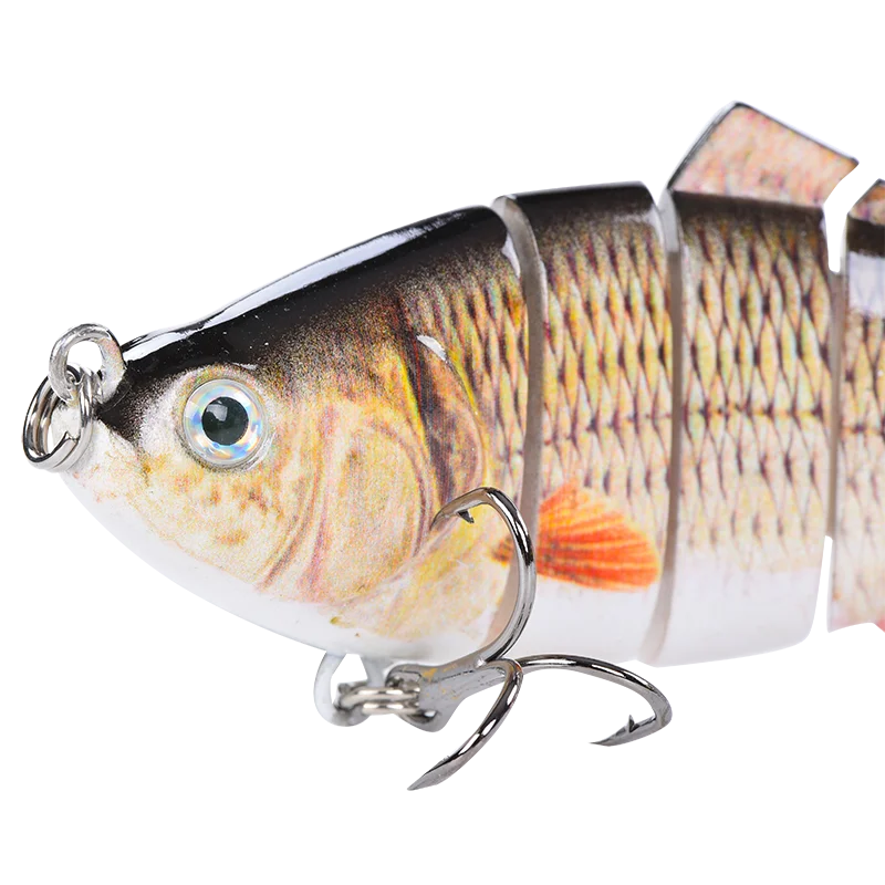 Isca Artificial Articulada de 6 Segmentos Para Capturas Realistas