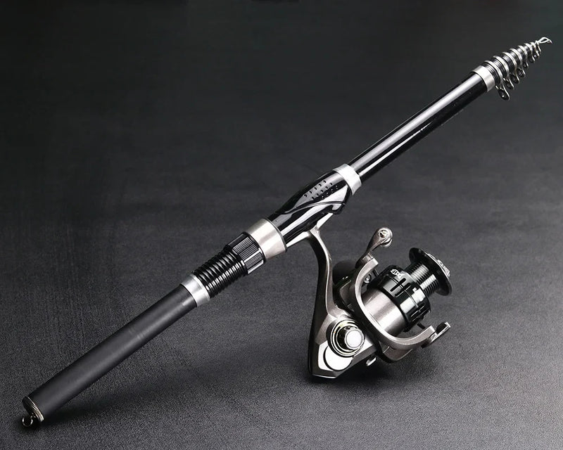 Vara Telescópica Leve Josby: Flexibilidade de 1,5m a 3m em Fibra de Carbono