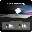 Carregador Portátil Wewatch Plugue Retrátil USB Tipo C Bivolt GaN