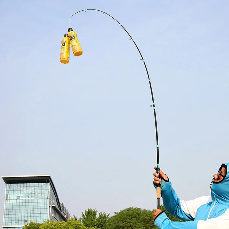 Vara de Pesca Ultralight Kingpesque com Isca Giratória de 1.8m a 2.1m para Aventura e Conforto na Pesca