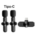 Microfone de Lapela Sem Fio para YouTuber