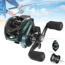 Carretilha Kingpesque Leve com Drag de 10kg e Recolhimento 7.2:1 + Óculos Polarizado Kingpesque como Brinde