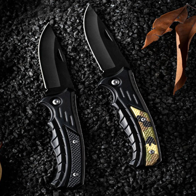 Canivete Dobrável Tático em Aço Inoxidável: Praticidade e Confiabilidade Para Suas Aventuras ao Ar Livre