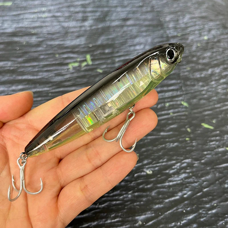 Atraente Isca Artificial Topwater Lápis Laser 17g Para Capturas Incríveis