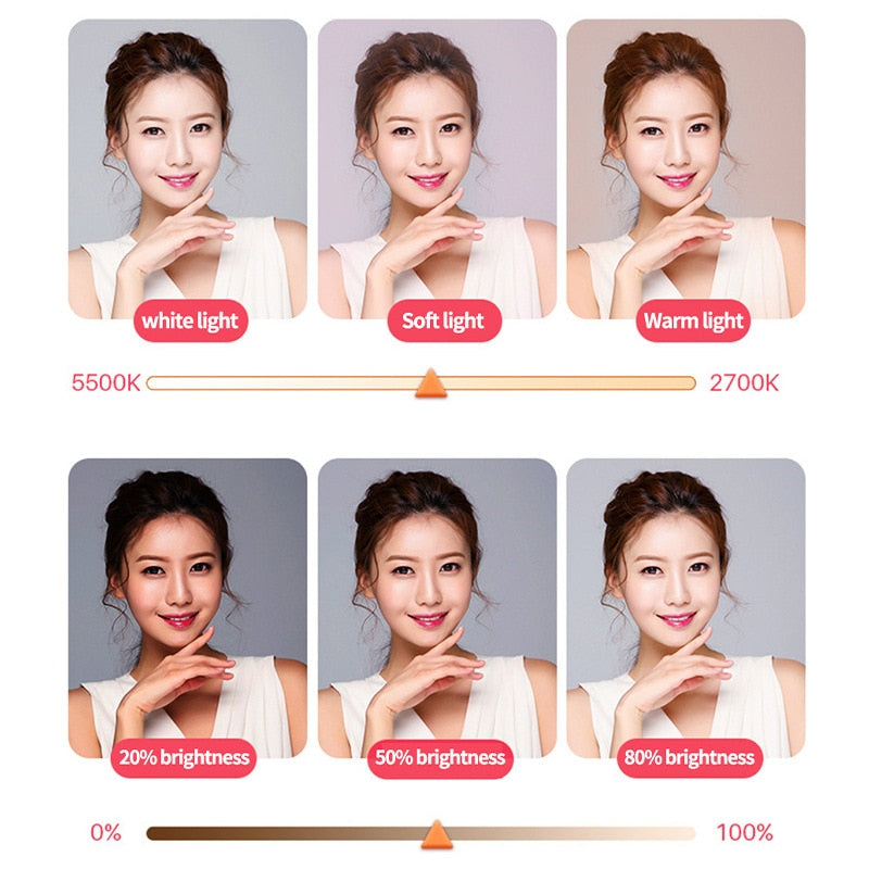 Tripé com Ring Light 15cm