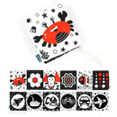 Livro Sensorial Preto e Branco para Bebês – Estímulo Visual e Momentos de Descoberta